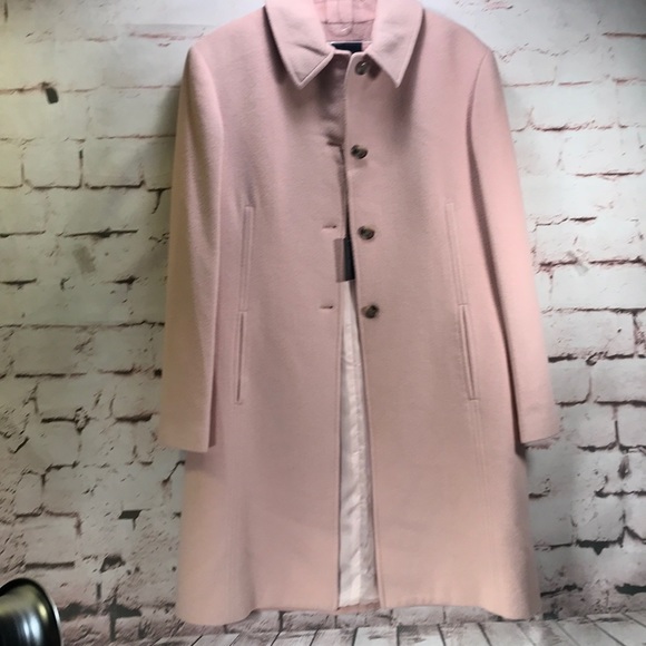 Jackets & Blazers - Cashmere Powder Pink Spring Coat